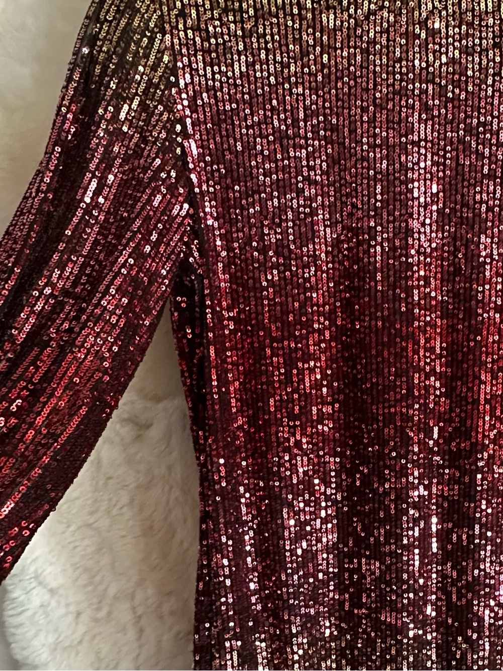 Premier Amour Black Dress with Gold Sequins - Picture 6 of 7